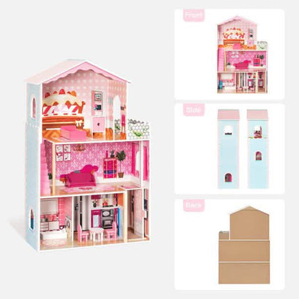 Dreamy Wooden Dollhouse