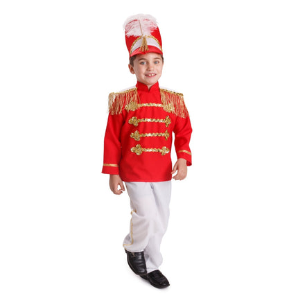 Kids Drum Major Costume with Parade Jacket, Hat and Band Uniform