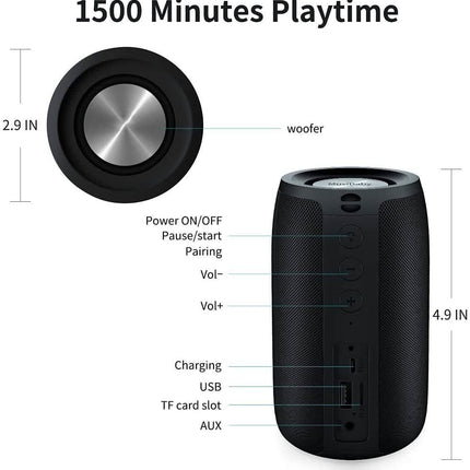 Dual Pairing Bluetooth 5.0 Speaker