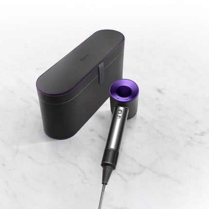 Dyson Supersonic Hair Dryer Original Leather Anti-Scratch Organizer Travel Gift Case (Refurbished)