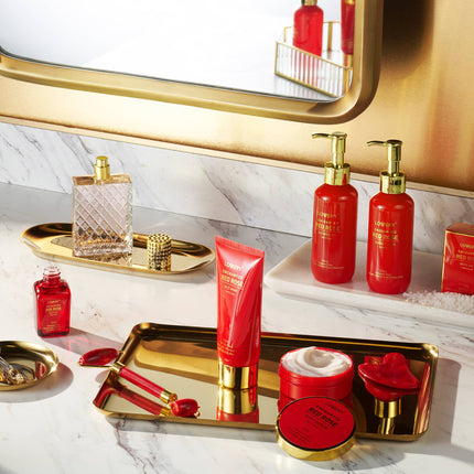 Christmas Gift Basket, Red Rose Spa Bath and Body Self Care