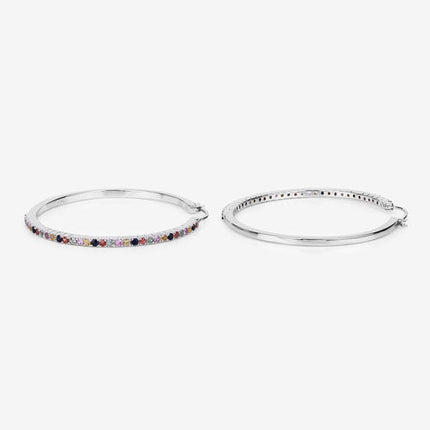 2.24 Carat Genuine Multi Sapphire .925 Sterling Silver Earrings
