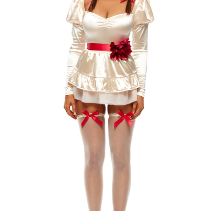 Do Not Touch 4-Piece Haunted Doll Costume Set