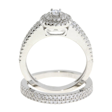 Natural Cubic Zirconia CZ SS Bridal Sterling Silver