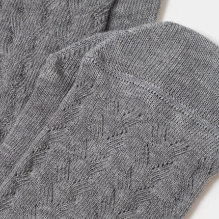 Cotton Knee Highs Conte Classic 010 - Cotton Blend and Knitted Pattern