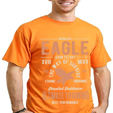 Eagle Men's Bamboo Viscose/Organic Cotton Short Sleeve Graphic T-Shirt