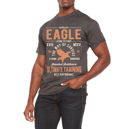Eagle Men's Bamboo Viscose/Organic Cotton Short Sleeve Graphic T-Shirt