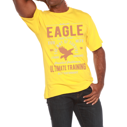 Eagle Men's Bamboo Viscose/Organic Cotton Short Sleeve Graphic T-Shirt