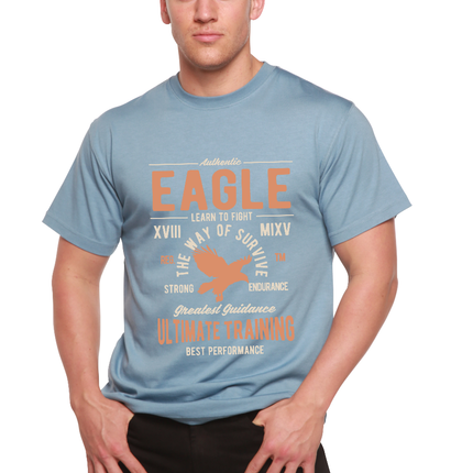 Eagle Men's Bamboo Viscose/Organic Cotton Short Sleeve Graphic T-Shirt