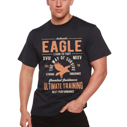 Eagle Men's Bamboo Viscose/Organic Cotton Short Sleeve Graphic T-Shirt