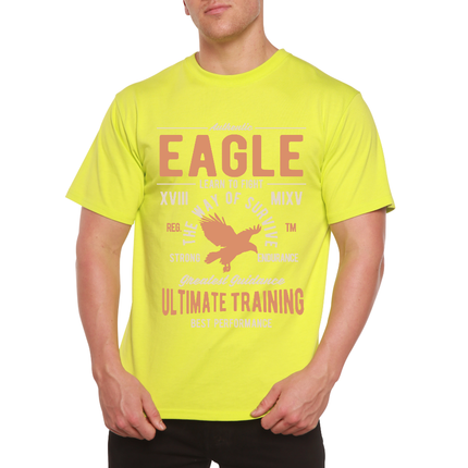 Eagle Men's Bamboo Viscose/Organic Cotton Short Sleeve Graphic T-Shirt