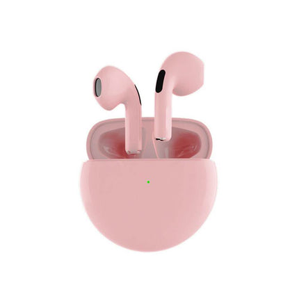 Earphones With Round Charging Case