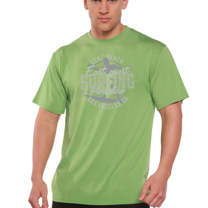 East Coast Paradise Men's Bamboo Viscose/Organic Cotton Short Sleeve Graphic T-Shirt