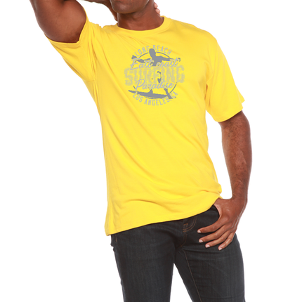 East Coast Paradise Men's Bamboo Viscose/Organic Cotton Short Sleeve Graphic T-Shirt