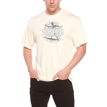 East Coast Paradise Men's Bamboo Viscose/Organic Cotton Short Sleeve Graphic T-Shirt