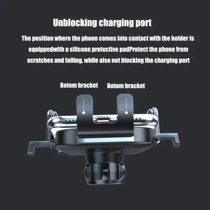 Adjustable Car Phone Holder – Suction Cup Dashboard Mount, Anti-Slip Grip, iPhone & Android