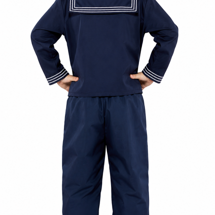 Navy Sailor Uniform Military Soldier Child Costume Kids Size 4-6
