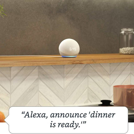 Amazon Echo Dot 4th Gen Smart speaker with clock and Alexa