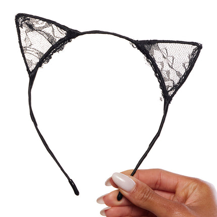Lace Cat Ear Headband