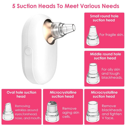 Electric Blackhead Comedone Extractor Tool Facial Pore Cleaner