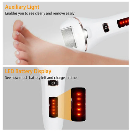 Electric Callus Remover USB Rechargeable Foot Scrubber