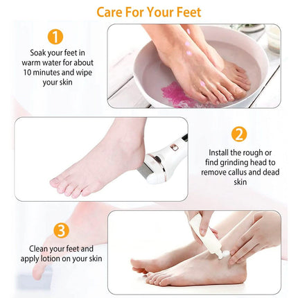 Electric Callus Remover USB Rechargeable Foot Scrubber