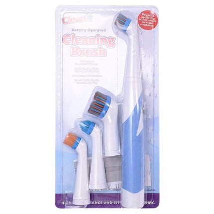 Electric Cleaning Brush with Household All Purpose 4 Brush Heads