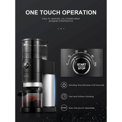 Electric Conical Burr Coffee Grinder