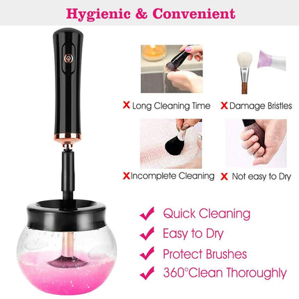 Electric Cosmetic Makeup Brush Cleaner Dryer