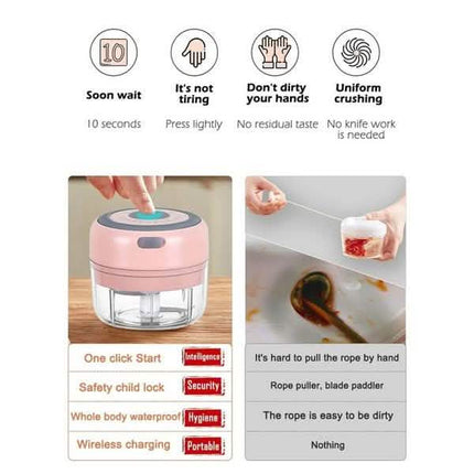 Electric Garlic Mini Crusher