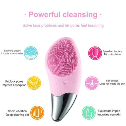 Electric Massage and Facial Cleaning Brush