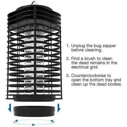 Electric Mosquito Insect Killer Zapper LED Light Fly Bug Trap Pest Control Lamp