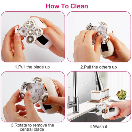 Electric Razor for Women Painless Leg Shaver