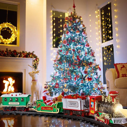 Electric Train Christmas Kid Toy Set