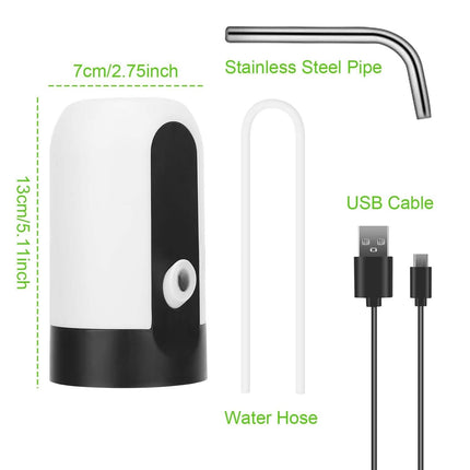 Electric Water Bottle Dispenser Rechargeable Automatic Drinking Water Bottle Pump