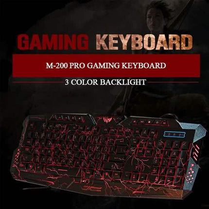 Electrified Gaming Keyboard and Mouse Set