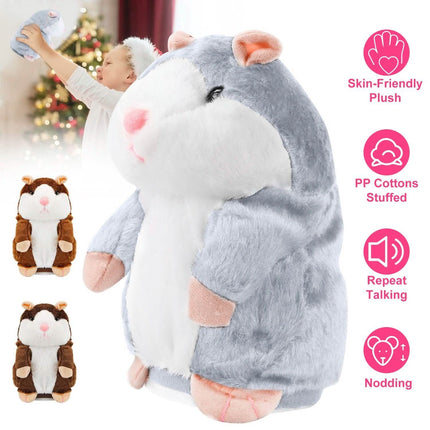 Electronic Talking Hamster Plush
