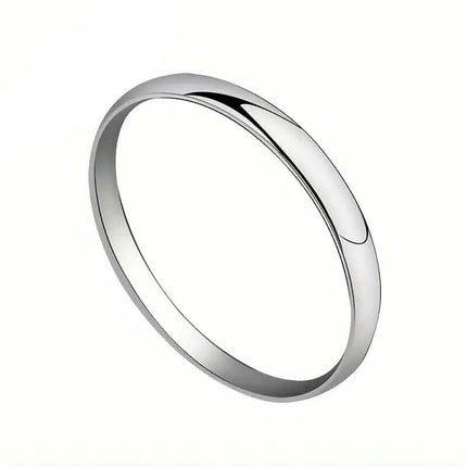 Elegant and Charming S925 Silver Wedding Band Ring