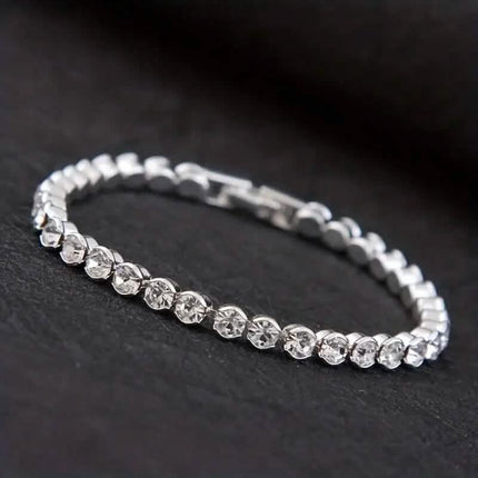 Elegant Rhinestone Tennis Bracelet