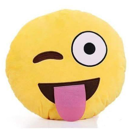 Emoticon Plush Decorative Pillows - Assorted Styles