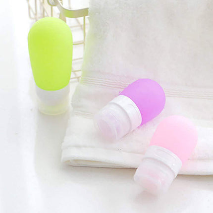 Empty Silicone Portable Travel Packing Press Bottle