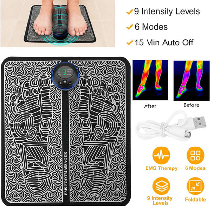 EMS Foot Massage Pad Electric Stimulator