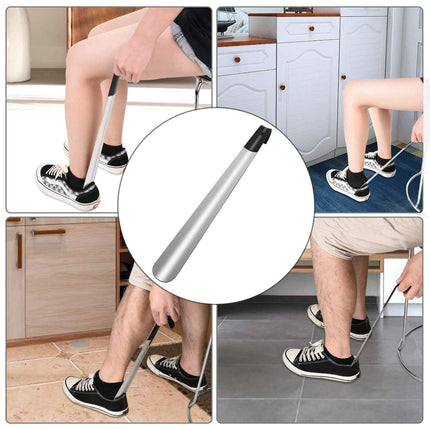 Ergonomic Stainless Steel Easy Grip Long Handle Shoe Horn