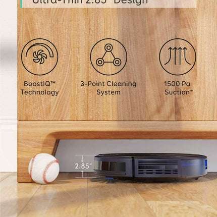 eufy RoboVac 25C Robotic Vacuum Cleaner Wi-Fi Smart Robot (Refurbished)