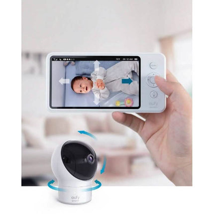 eufy SpaceView Pro 5" 720p Video Baby Monitor Pan&Tilt Camera 2-Way Audio (New Open-Box)