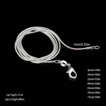 Exquisite Casual Snake Necklace Collarbone Chain Couple Pendant