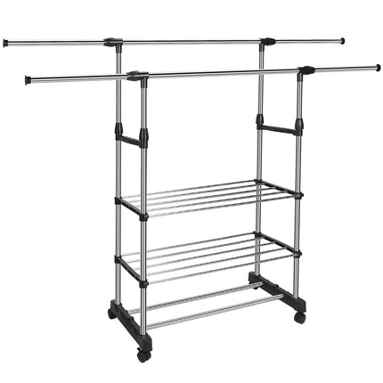 Extendable Garment Hanging Rack