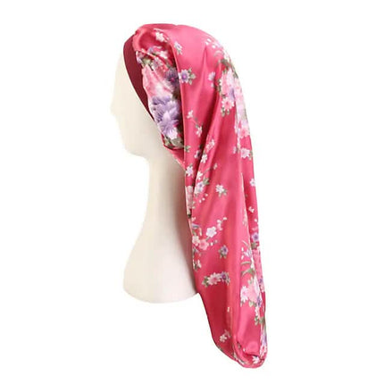 Extra Long Satin Bonnet Sleep Cap Long Bonnet for Braids Hair Loose Cap