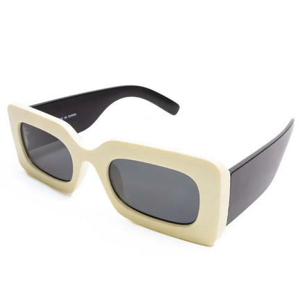 Thick Rectangle Rim Vintage Sunglasses