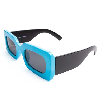 Thick Rectangle Rim Vintage Sunglasses